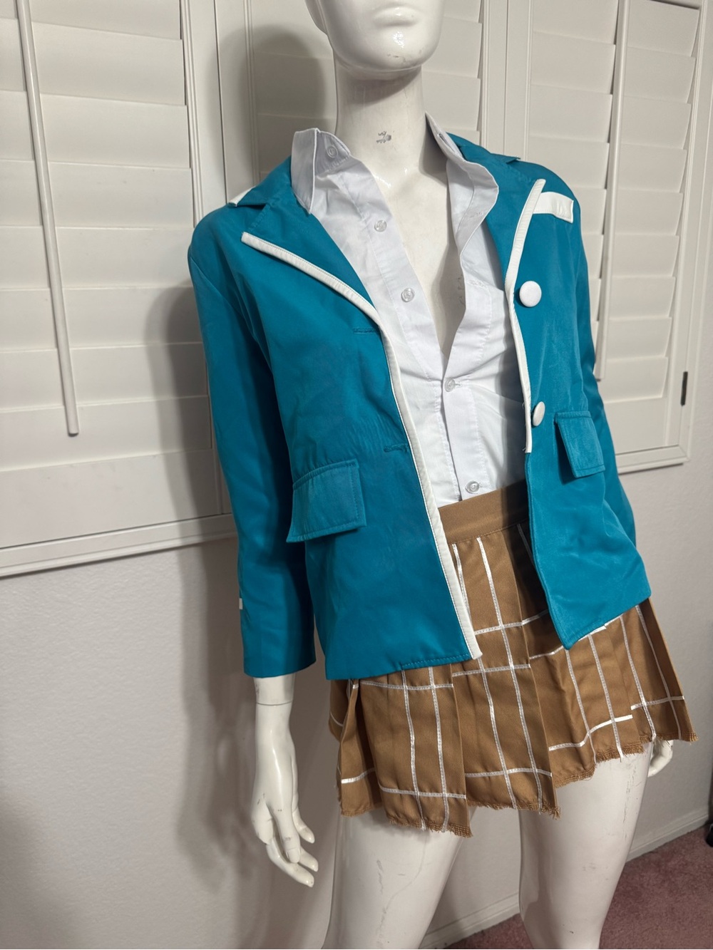 Xs Moka Akashiya Cosplay Halloween Costume school girl r rosario vampire skirt